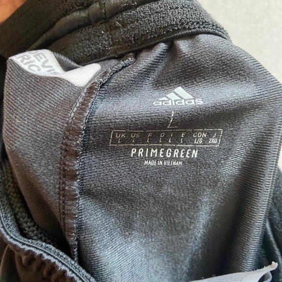 Adidas 3 stripe track pants Sz L - Picture 6 of 11